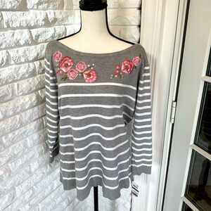 Long Sleev Knit Top